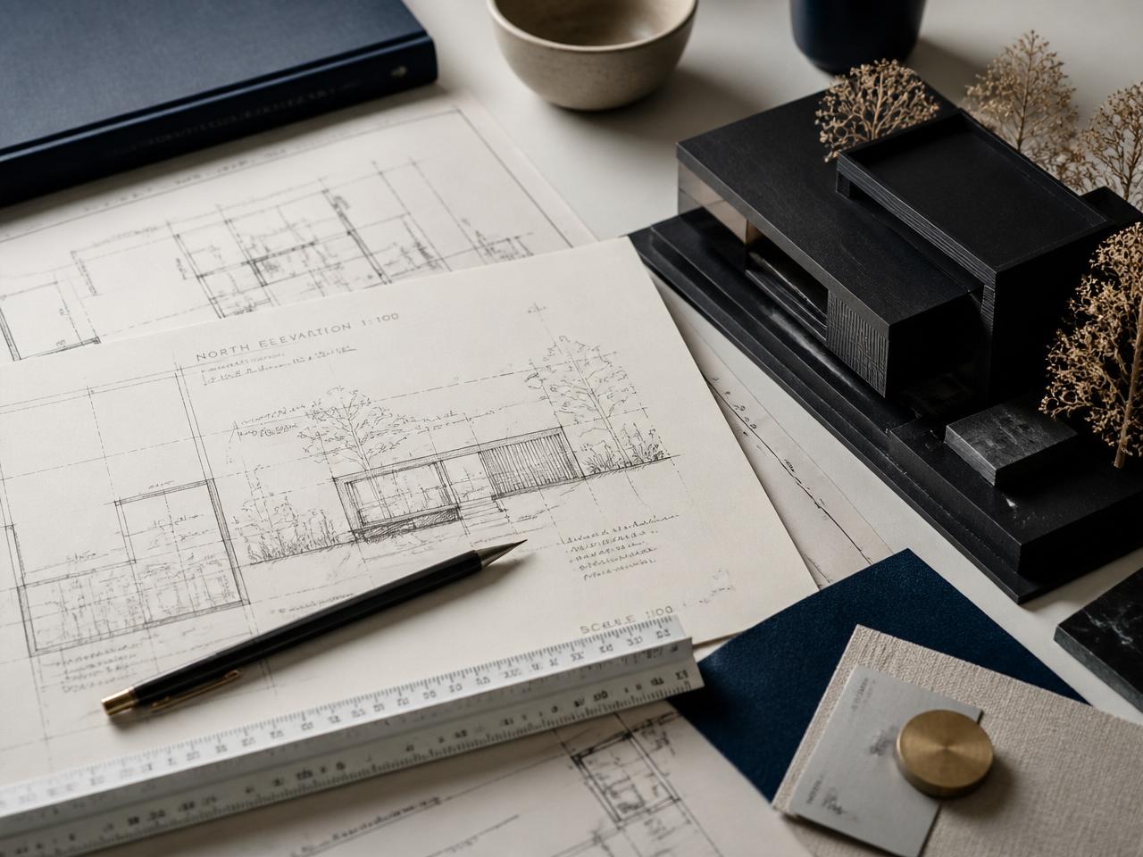 Architectural Design Set — Plans & Elevations